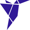 Icon eines Origami-Vogels