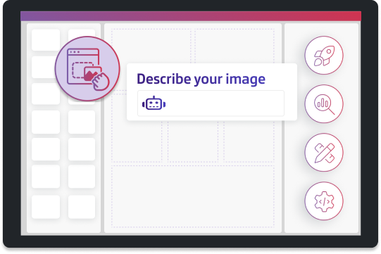 AI tablet graphic
