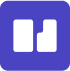 ondeva logo white on indigo background