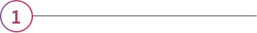 Numbered step 1 with horizontal line