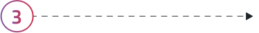 Numbered step 3 with horizontal line