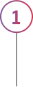 progress icon number one of four vertical