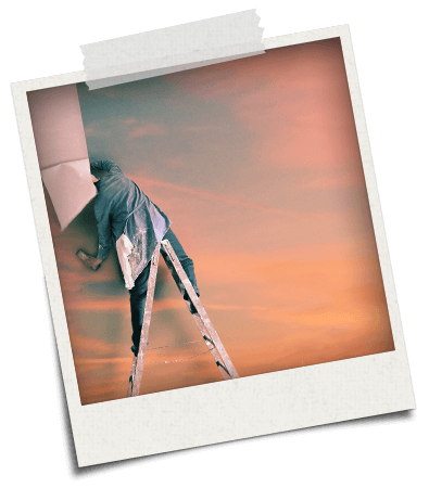 Polaroid Canvas Tapete
