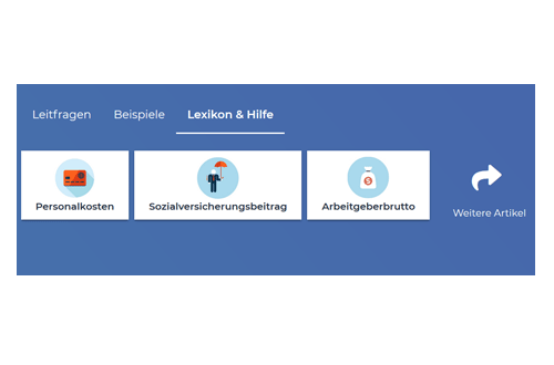 Screenshot: SmartBusinessPlan Lexikon + Hilfe