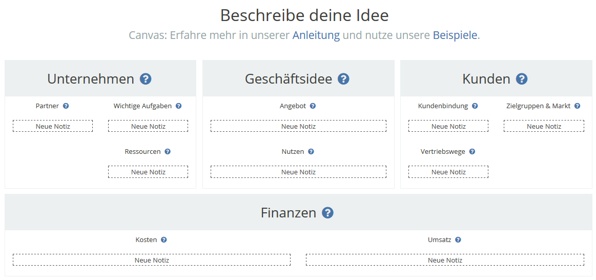 SmartBusinessPlan Screenshot SmartCanvas