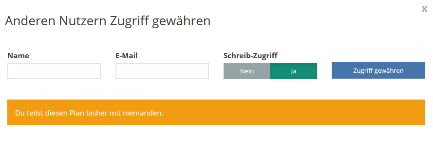 SmartBusinessPlan Screenshot Teilen